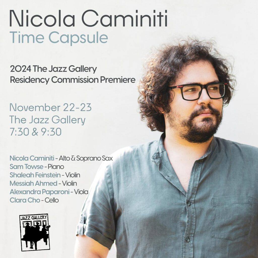 Nicola Caminiti Time Capsule Jazz Gallery