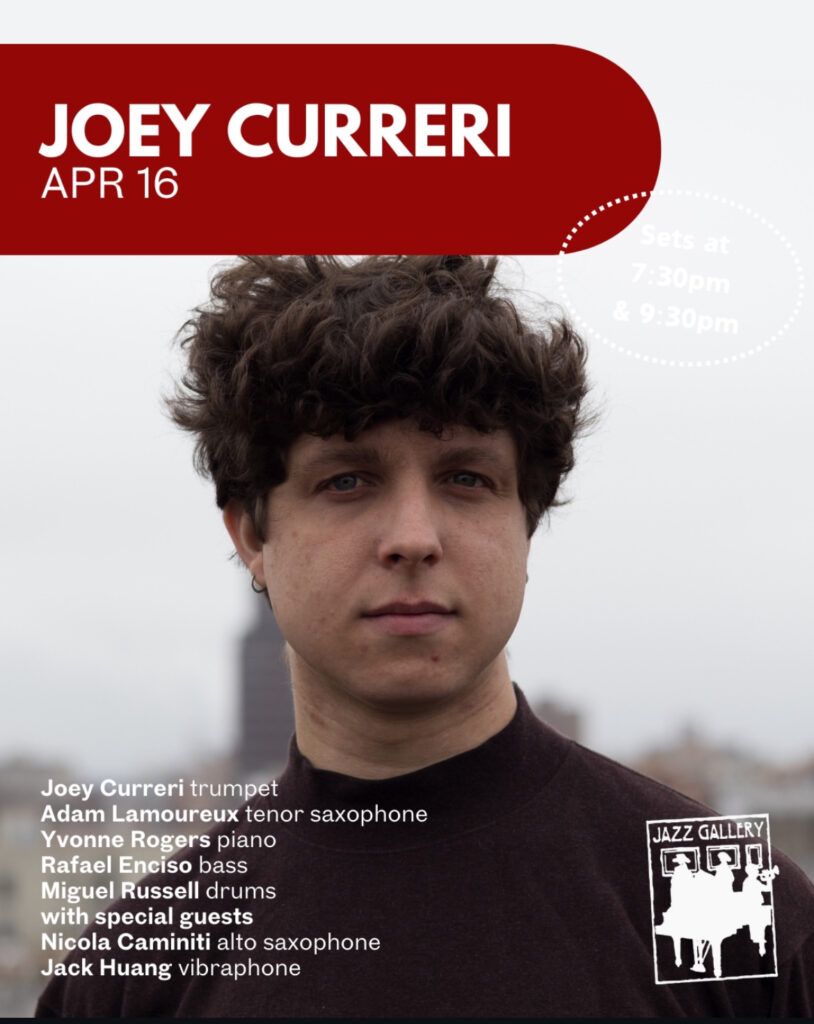 Joey Curreri Jazz Gallery